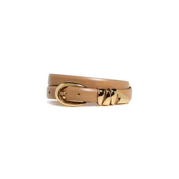 Маdеwеll Accessories - 1755 Women's Triple Metal Keeper Belt, Desert Camel, Tan